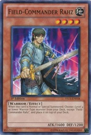 Field-Commander Rahz (YS11-EN018) - Starter Deck: Dawn of the Xyz 1st Edition Starter Deck: Dawn of the Xyz Yugioh Single  Squirtle Squad Card Shop.