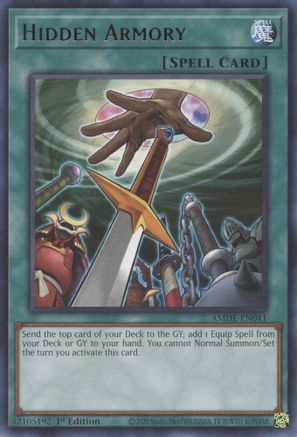 Hidden Armory (AMDE-EN041) - Amazing Defenders 1st Edition Amazing Defenders Yugioh Single  Squirtle Squad Card Shop.