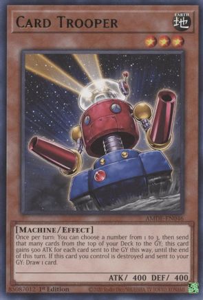 Card Trooper (AMDE-EN046) - Amazing Defenders 1st Edition Amazing Defenders Yugioh Single  Squirtle Squad Card Shop.