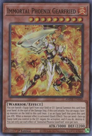 Immortal Phoenix Gearfried (AMDE-EN049) - Amazing Defenders 1st Edition Amazing Defenders Yugioh Single  Squirtle Squad Card Shop.