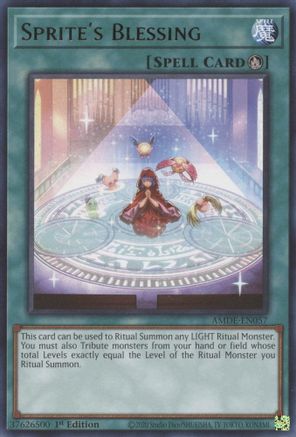 Sprite's Blessing (AMDE-EN057) - Amazing Defenders 1st Edition Amazing Defenders Yugioh Single  Squirtle Squad Card Shop.