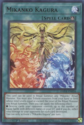 Mikanko Kagura (AMDE-EN034) - Amazing Defenders 1st Edition Amazing Defenders Yugioh Single  Squirtle Squad Card Shop.