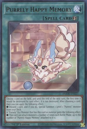 Purrely Happy Memory (AMDE-EN021) - Amazing Defenders 1st Edition Amazing Defenders Yugioh Single  Squirtle Squad Card Shop.