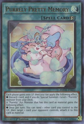Purrely Pretty Memory (AMDE-EN022) - Amazing Defenders 1st Edition Amazing Defenders Yugioh Single  Squirtle Squad Card Shop.