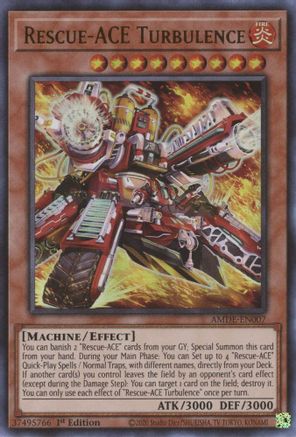 Rescue-ACE Turbulence (AMDE-EN007) - Amazing Defenders 1st Edition Amazing Defenders Yugioh Single  Squirtle Squad Card Shop.