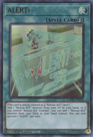 ALERT! (AMDE-EN010) - Amazing Defenders 1st Edition Amazing Defenders Yugioh Single  Squirtle Squad Card Shop.