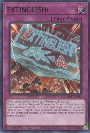 EXTINGUISH! (AMDE-EN012) - Amazing Defenders 1st Edition Amazing Defenders Yugioh Single  Squirtle Squad Card Shop.
