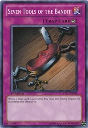 Seven Tools of the Bandit (YS11-EN035) - Starter Deck: Dawn of the Xyz 1st Edition Starter Deck: Dawn of the Xyz Yugioh Single  Squirtle Squad Card Shop.