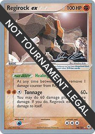 Regirock ex - 2006 (Jason Klaczynski) 098  World Championship Decks - Ultra Rare World Championship Decks Pokemon Single  Squirtle Squad Card Shop.
