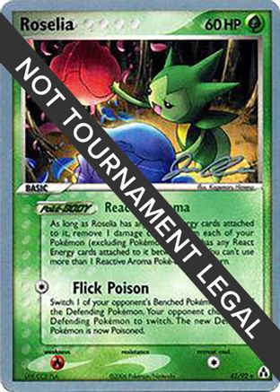Roselia - 2006 (Jason Klaczynski) 042  World Championship Decks - Uncommon World Championship Decks Pokemon Single  Squirtle Squad Card Shop.