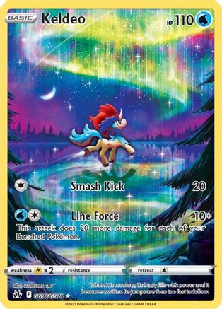 Keldeo GG07  - Holofoil SWSH Crown Zenith Galarian Gallery - Ultra Rare SWSH: Crown Zenith: Galarian Gallery Pokemon Single  Squirtle Squad Card Shop.