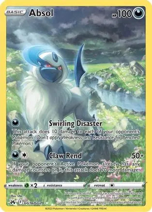 Absol GG16  - Holofoil SWSH Crown Zenith Galarian Gallery - Ultra Rare SWSH: Crown Zenith: Galarian Gallery Pokemon Single  Squirtle Squad Card Shop.