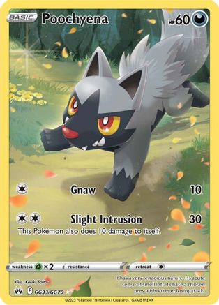 Poochyena GG33/GG70 – Crown Zenith Galarian Gallery – Pokémon TCG