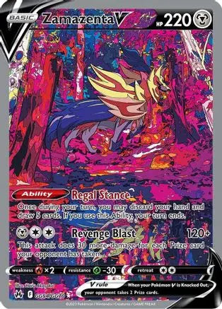 Zamazenta V GG54  - Holofoil SWSH Crown Zenith Galarian Gallery - Ultra Rare SWSH: Crown Zenith: Galarian Gallery Pokemon Single  Squirtle Squad Card Shop.