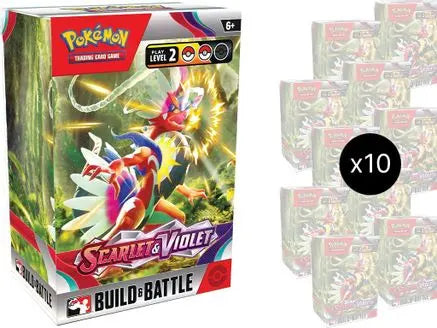 Scarlet & Violet Build & Battle Box Display SV01: Scarlet & Violet Base Set Pokemon Sealed  Squirtle Squad Card Shop.