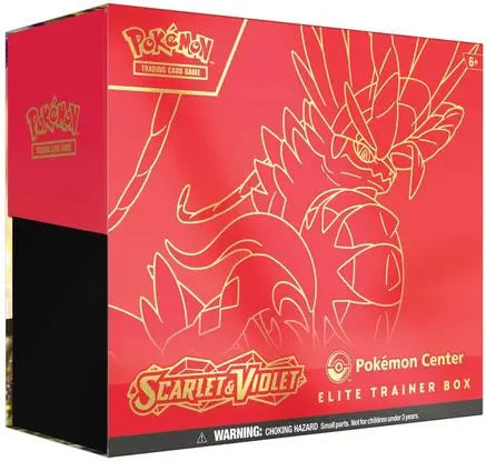 Scarlet & Violet Pokemon Center Elite Trainer Box (Exclusive) [Koraidon] SV01: Scarlet & Violet Base Set Pokemon Sealed  Squirtle Squad Card Shop.