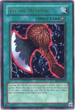 Axe of Despair (SRL-EN002) - Spell Ruler (Worldwide English) Unlimited Spell Ruler (Worldwide English) Yugioh Single  Squirtle Squad Card Shop.