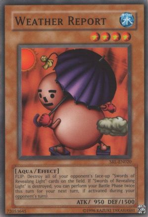 Weather Report (SRL-EN020) - Spell Ruler (Worldwide English) Unlimited Spell Ruler (Worldwide English) Yugioh Single  Squirtle Squad Card Shop.