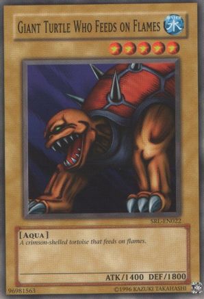 Giant Turtle Who Feeds on Flames (SRL-EN022) - Spell Ruler (Worldwide English) Unlimited Spell Ruler (Worldwide English) Yugioh Single  Squirtle Squad Card Shop.