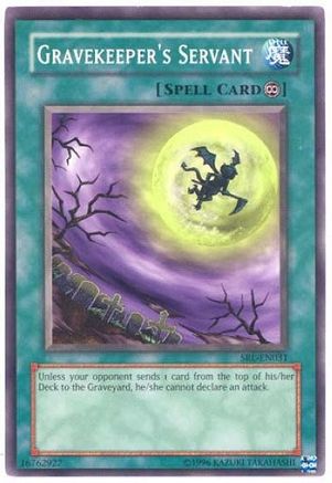 Gravekeeper's Servant (SRL-EN031) - Spell Ruler (Worldwide English) Unlimited Spell Ruler (Worldwide English) Yugioh Single  Squirtle Squad Card Shop.