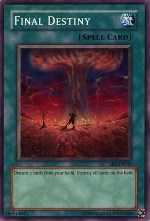 Final Destiny (SRL-EN035) - Spell Ruler (Worldwide English) Unlimited Spell Ruler (Worldwide English) Yugioh Single  Squirtle Squad Card Shop.