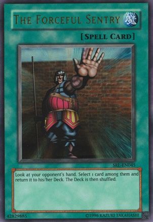 The Forceful Sentry (SRL-EN045) - Spell Ruler (Worldwide English) Unlimited Spell Ruler (Worldwide English) Yugioh Single  Squirtle Squad Card Shop.