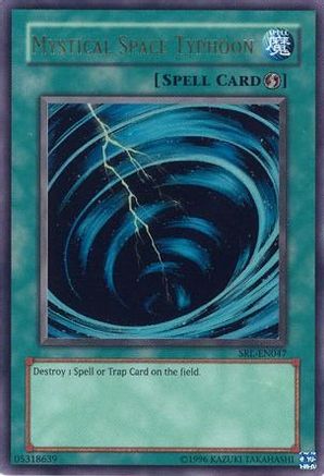 Mystical Space Typhoon (SRL-EN047) - Spell Ruler (Worldwide English) Unlimited Spell Ruler (Worldwide English) Yugioh Single  Squirtle Squad Card Shop.