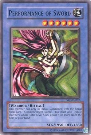Performance of Sword (SRL-EN067) - Spell Ruler (Worldwide English) Unlimited Spell Ruler (Worldwide English) Yugioh Single  Squirtle Squad Card Shop.