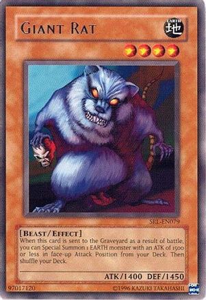 Giant Rat (SRL-EN079) - Spell Ruler (Worldwide English) Unlimited Spell Ruler (Worldwide English) Yugioh Single  Squirtle Squad Card Shop.