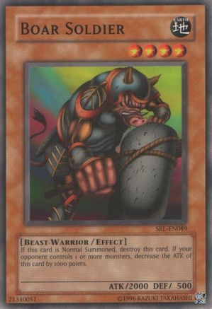Boar Soldier (SRL-EN089) - Spell Ruler (Worldwide English) Unlimited Spell Ruler (Worldwide English) Yugioh Single  Squirtle Squad Card Shop.