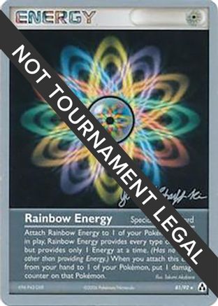 Rainbow Energy - 2007 (Jeremy Scharff-Kim) 081  World Championship Decks - Rare World Championship Decks Pokemon Single  Squirtle Squad Card Shop.