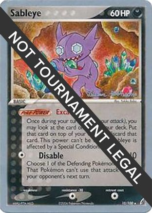 Sableye - 2008 (Tristan Robinson) 010  World Championship Decks - Rare World Championship Decks Pokemon Single  Squirtle Squad Card Shop.