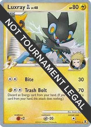 Luxray GL - 2010 (Yuta Komatsuda) 009  World Championship Decks - Rare World Championship Decks Pokemon Single  Squirtle Squad Card Shop.
