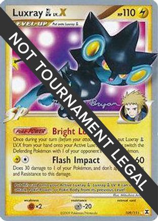 Luxray GL LV.X - 2010 (Mychael Bryan) 109  World Championship Decks - Classic Collection World Championship Decks Pokemon Single  Squirtle Squad Card Shop.