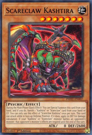 Scareclaw Kashtira (PHHY-EN007) - Photon Hypernova 1st Edition Photon Hypernova Yugioh Single  Squirtle Squad Card Shop.