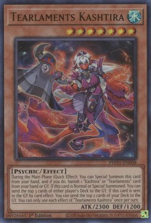 Tearlaments Kashtira (PHHY-EN008) - Photon Hypernova 1st Edition Photon Hypernova Yugioh Single  Squirtle Squad Card Shop.
