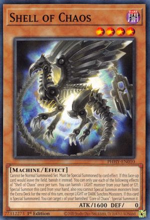 Shell of Chaos (PHHY-EN010) - Photon Hypernova 1st Edition Photon Hypernova Yugioh Single  Squirtle Squad Card Shop.