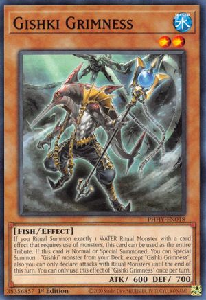 Gishki Grimness (PHHY-EN018) - Photon Hypernova 1st Edition Photon Hypernova Yugioh Single  Squirtle Squad Card Shop.
