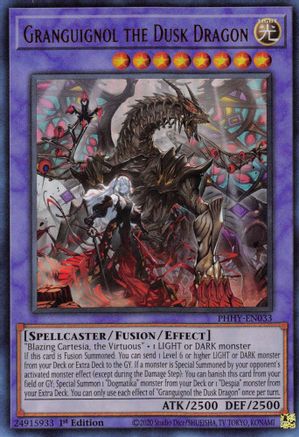 Granguignol the Dusk Dragon (PHHY-EN033) - Photon Hypernova 1st Edition Photon Hypernova Yugioh Single  Squirtle Squad Card Shop.