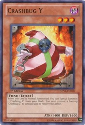 Crashbug Y (GENF-EN010) - Generation Force Unlimited Generation Force Yugioh Single  Squirtle Squad Card Shop.