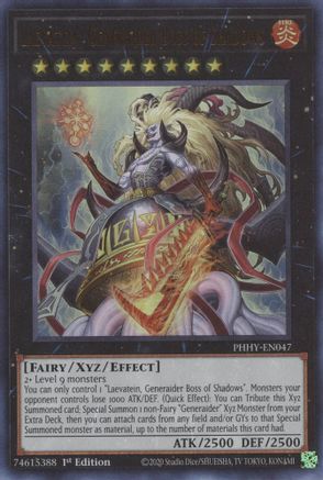 Laevatein, Generaider Boss of Shadows (PHHY-EN047) - Photon Hypernova 1st Edition Photon Hypernova Yugioh Single  Squirtle Squad Card Shop.
