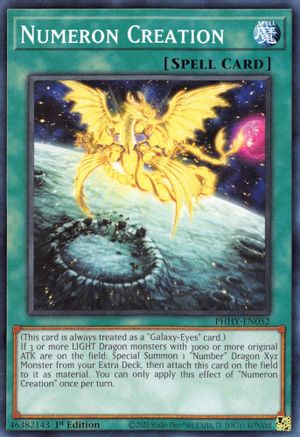 Numeron Creation (PHHY-EN052) - Photon Hypernova 1st Edition Photon Hypernova Yugioh Single  Squirtle Squad Card Shop.