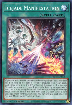 Icejade Manifestation (PHHY-EN053) - Photon Hypernova 1st Edition Photon Hypernova Yugioh Single  Squirtle Squad Card Shop.