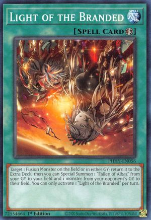Light of the Branded (PHHY-EN056) - Photon Hypernova 1st Edition Photon Hypernova Yugioh Single  Squirtle Squad Card Shop.