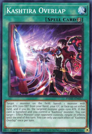 Kashtira Overlap (PHHY-EN057) - Photon Hypernova 1st Edition Photon Hypernova Yugioh Single  Squirtle Squad Card Shop.