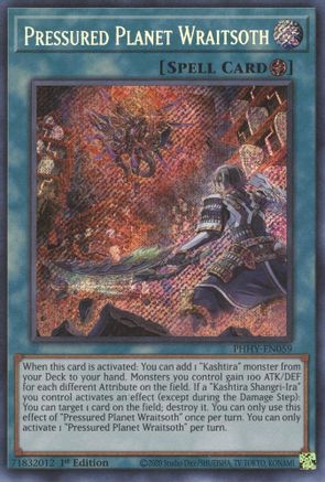 Pressured Planet Wraitsoth (PHHY-EN059) - Photon Hypernova 1st Edition Photon Hypernova Yugioh Single  Squirtle Squad Card Shop.