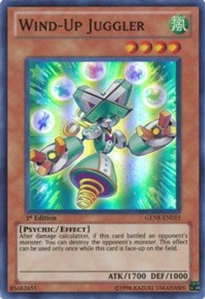 Wind-Up Juggler (GENF-EN015) - Generation Force Unlimited Generation Force Yugioh Single  Squirtle Squad Card Shop.