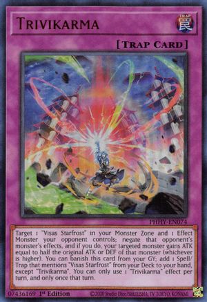 Trivikarma (PHHY-EN074) - Photon Hypernova 1st Edition Photon Hypernova Yugioh Single  Squirtle Squad Card Shop.