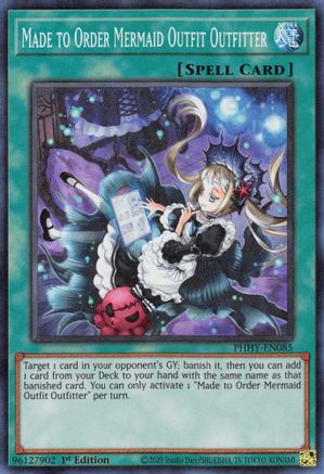 Made to Order Mermaid Outfit Outfitter (PHHY-EN085) - Photon Hypernova 1st Edition Photon Hypernova Yugioh Single  Squirtle Squad Card Shop.