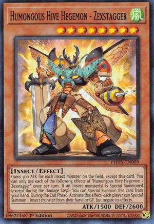 Humongous Hive Hegemon - Zexstagger (PHHY-EN099) - Photon Hypernova 1st Edition Photon Hypernova Yugioh Single  Squirtle Squad Card Shop.